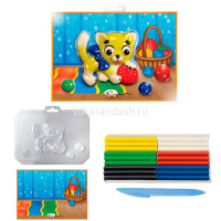 Объемная картина из пластилина "Мурзик" 26С 1623-08 от магазина "Карандаш"