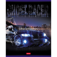 Тетрадь А5 48л клетка "Призрачный гонщик" на скобе выборочный лак 5 дизайнов 48Т5вмВ1/052334 от магазина "Карандаш"