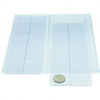 Файл для монет 207*250мм 24шт. пвх 3182/4-24.180 от магазина "Карандаш"