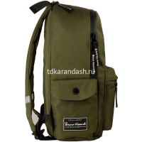 Рюкзак "Не прикасайся" 40х30х17см, 600гр, 1 отделение, 3 кармана, темно-зеленый 12-003-109/11 от магазина "Карандаш"