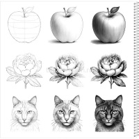 Скетчбук 29х29см 32л 160г/м2 "Прекрасная Италия" спираль, жесткая подложка, глянцевая ламинация от магазина "Карандаш"