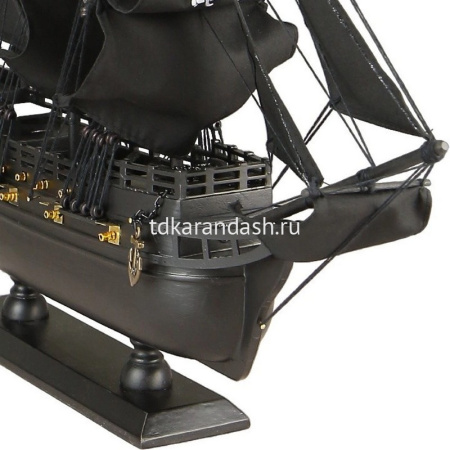 Корабль "Черная Жемчужина" 50х9х33см дерево, ткань, металл HQ-8522-50-F от магазина "Карандаш"