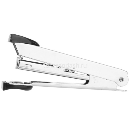 Степлер №10 15л "Start" глубина 52мм, со встроенным антистеплером, металл/пластик, черный E0224 от магазина "Карандаш"