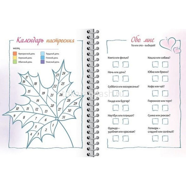 Блокнот секретов с наклейками "Доверь мне свои тайны" А5 48л 7БЦ на спирали 48Ктц5нгр_30484/083908 от магазина "Карандаш"