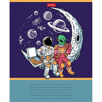 Тетрадь А5 18л клетка "Привет, земляне!" на скобе 5 дизайнов 18Т5В1/073571 от магазина "Карандаш"