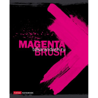 Тетрадь А5 96л клетка "Взмах кистью" на скобе выборочный лак 5 дизайнов 080271 от магазина "Карандаш"