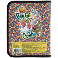 Папка на молнии А5 "Poopsie" 230х175х25мм пластик, молния с 3-х сторон PSHB-US1-CPBFL от магазина "Карандаш"