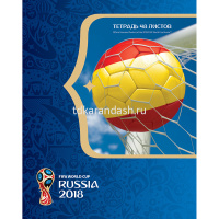 Тетрадь А5 48л клетка "ЧМ ПО ФУТБОЛУ 2018-Выпуск №2 на скобе 5 дизайнов 48Т5В1/050149 от магазина "Карандаш"