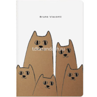 Тетрадь А5 40л линия в точку "Микс. Вид 1" прошитый блок, крафт-картон 8 дизайнов 7-40-003/01 от магазина "Карандаш"