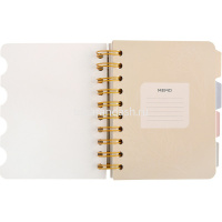 Записная книжка А6 120л "Art journal. Lush Bouquet" линия/точка, на спирали,с разделителями 3-568/15 от магазина "Карандаш"