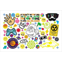 Альбом с наклейками "Стикеры" 300 наклеек А5 4л на скобе 4Ан5_30477/087167 от магазина "Карандаш"