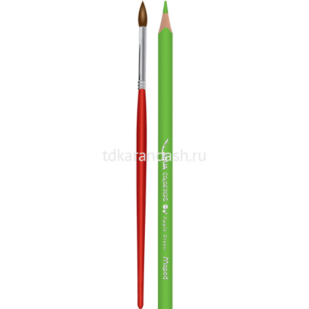 Карандаши акварельные 12 цветов "COLOR'PEPS" с кисточкой картон 836011 от магазина "Карандаш"