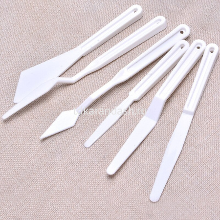 Набор мастихинов 6шт, пластик Y7958-18/1 от магазина "Карандаш"