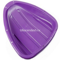 Санки-ледянки 44х34,5см "Ветерок" треугольные, пластик, цвет ассорти 10090201 от магазина "Карандаш"