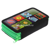 Пенал "Влад А4" 19х11х5см прямоугольный, двухстворчатый, глянцевая ламинация NPn_47093/089071 от магазина "Карандаш"