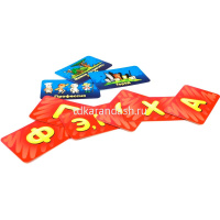 Игра настольная "Соображарий Junior" 21х11см (52 карты букв, 60 карт заданий) 1757 от магазина "Карандаш"