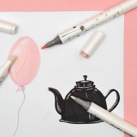 Маркер спиртовой двухсторонний "SKETCH&ART" блендер 22-0116 от магазина "Карандаш"