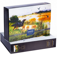 Пазлы 500 эл. "Premium. Legend Art Series. Два спаниеля" 48х33см с постером 070957 от магазина "Карандаш"