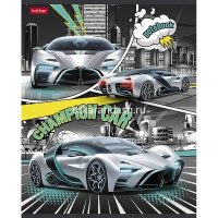 Тетрадь А5 48л клетка "Авто чемпион" на скобе 5 дизайнов 080197 от магазина "Карандаш"