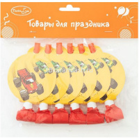 Набор карнав.язычков "Тачки Монстры Трак" 6шт Y6079260 от магазина "Карандаш"