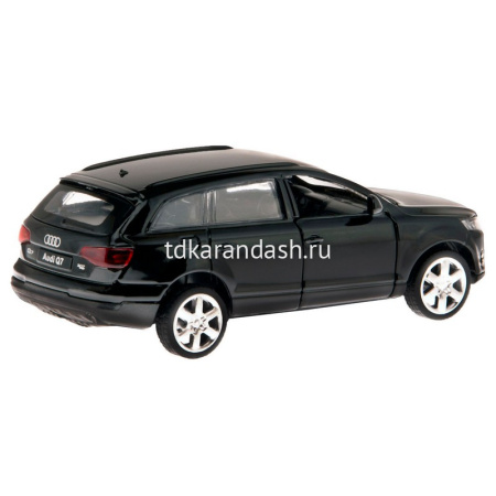 Машина "Audi Q7" черная, инерционная, металл 17,5см (свет, звук, откр.двери) JB1251250 от магазина "Карандаш"