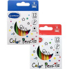 Карандаши 12 цветов "Color Pencils" шестигранные укороченные дерево, картон 9603-12 от магазина "Карандаш"