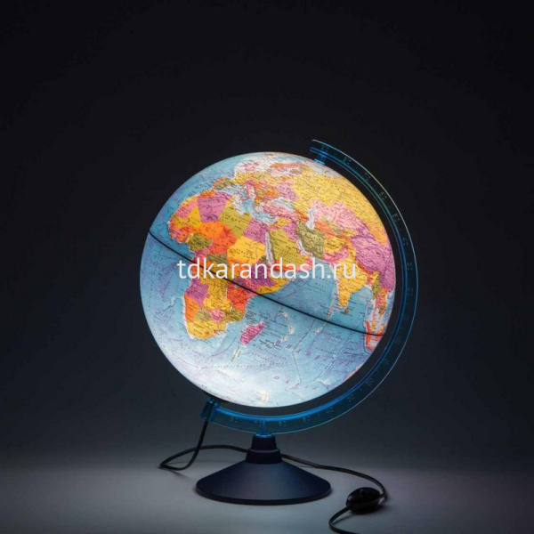 Глобус 320мм Земли политический, интерактивный, с подсветкой INT13200312 от магазина "Карандаш"