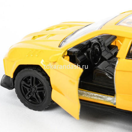 Машина "Lamborghini urus" желтая, инерционная, металл 12см (свет, звук, открывающиеся двери) 2312C00 от магазина "Карандаш"