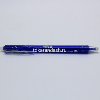 Ручка гелевая пиши-стирай 0,5мм синяя, автомат, синий корпус 9255/11693-24 от магазина "Карандаш"