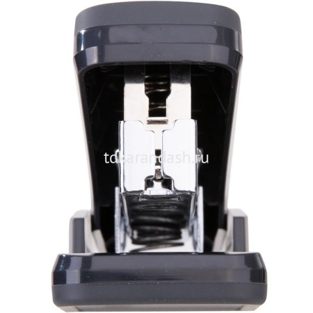 Степлер №24/6,26/6 25л глубина 45мм пластик черный E0464BLACK от магазина "Карандаш"