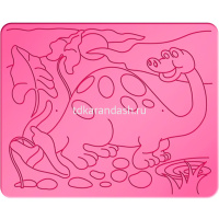 Трафарет рельефный большой "Динозавры" 16С 1114-08 от магазина "Карандаш"