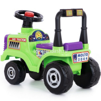 Каталка-автомобиль "Трактор Митя №2" 61х29х44см, зеленый, пластик 9196 от магазина "Карандаш"