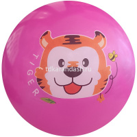 Мяч 15см 40гр. PVC "Зверята" цвет ассорти Y11956-24 от магазина "Карандаш"