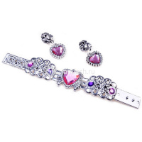 Набор "Маленькая принцесса" 24х18,5см, пластик (сумка, диадема, украшения) B1590832 от магазина "Карандаш"