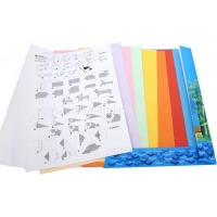 Набор бумаги для оригами и аппликации А3 10цв 10л "Забавная Панда" тонированный односторонний от магазина "Карандаш"