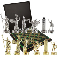 Шахматный набор "Троянская война" 36х36см дерево/металл (фигуры золото/серебро) MP-S-4-36-GRE от магазина "Карандаш"