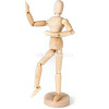 Модель Фигура человека манекен 30см, дерево Y10721-24 от магазина "Карандаш"