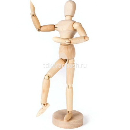 Модель Фигура человека манекен 30см, дерево Y10721-24 от магазина "Карандаш"