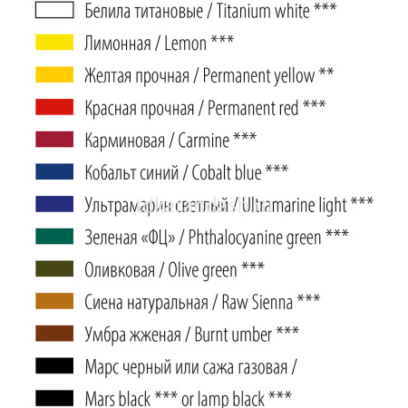 Краски акриловые 12 цветов 18мл Мастер Класс 12341417 от магазина "Карандаш"