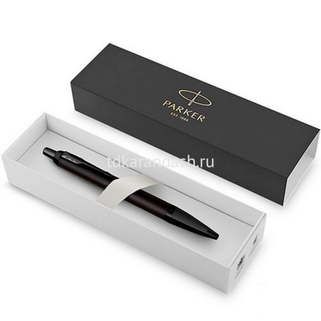 Ручка РШ "Parker IM Achromatic K317 Matt Black" M синяя в подарочной коробке CW2127618 от магазина "Карандаш"