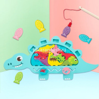 Картинка Игра логическая "Рыбалка-Пазл" 38х19см 15 деталей (5 рыбок на магнитах) дерево XJ4109 от магазина "Карандаш" Игра логическая "Рыбалка-Пазл" 38х19см 15 деталей (5 рыбок на магнитах) дерево XJ4109 от магазина "Карандаш"