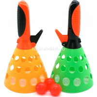 Игра "Поймай Мяч" 15х15х11см пластик, в сетке 9/0116H от магазина "Карандаш"