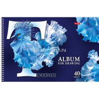 Альбом для рисования А4 40л "Beautiful birds" на спирали, перфорация на отрыв, 5 дизайнов 058396 от магазина "Карандаш"