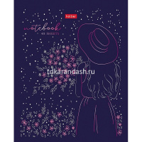 Тетрадь А5 48л клетка "Dream ON" на скобе 3D фольга матовая ламинация 5 дизайнов 079241 от магазина "Карандаш"