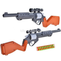 Винтовка 48х14см с оптическим прицелом и патронами 10шт., пластик с-110-ф от магазина "Карандаш"