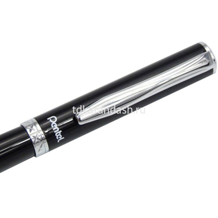 Ручка РЧ "Sterling" 0,7мм синяя, корпус черный/серебро, металл, в футляре K611A-LR7 от магазина "Карандаш"