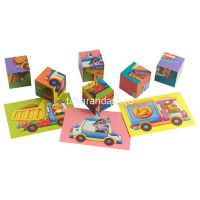 Умные кубики 6шт. "Вот такие машины" 978-5-8112-8011-7 от магазина "Карандаш"