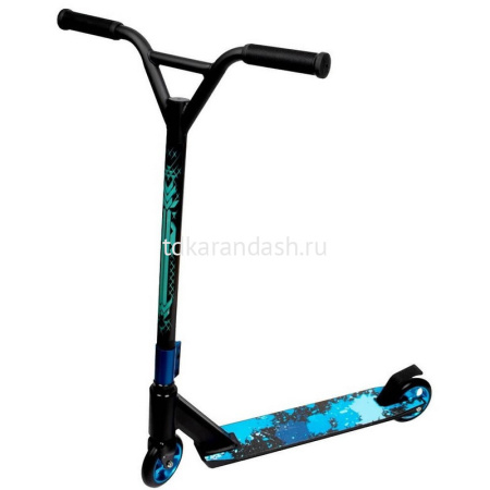 Самокат 2-х колесный трюковый L=65см ассорти, пластик/металл, колесо PU d=10см 2039-915 от магазина "Карандаш"