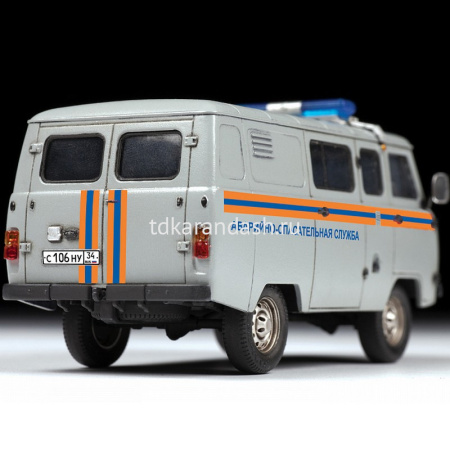 Модель "УАЗ 3909. Аварийно-спасательная служба" 10,3см 66 деталей 43002 от магазина "Карандаш"