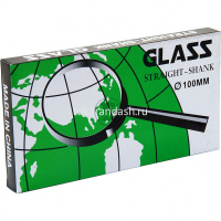 Лупа D=100мм увеличение 3, в картонной коробке 11115-24 от магазина "Карандаш"